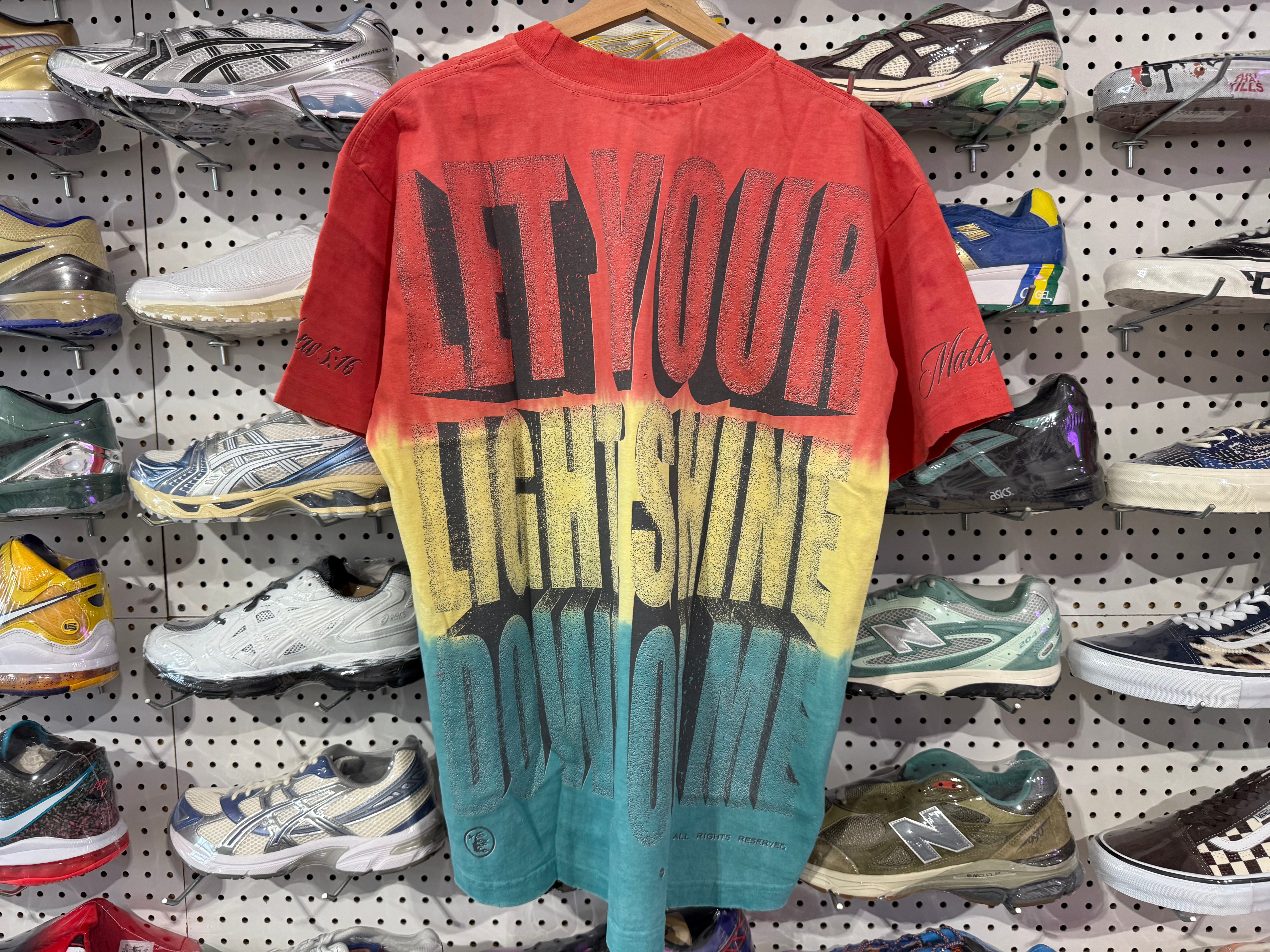 NEW Hellstar Rasta Tee - Red/Blue Size Medium