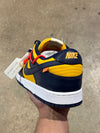 Nike Dunk Low LTHR / Off White - Michigan Size 14