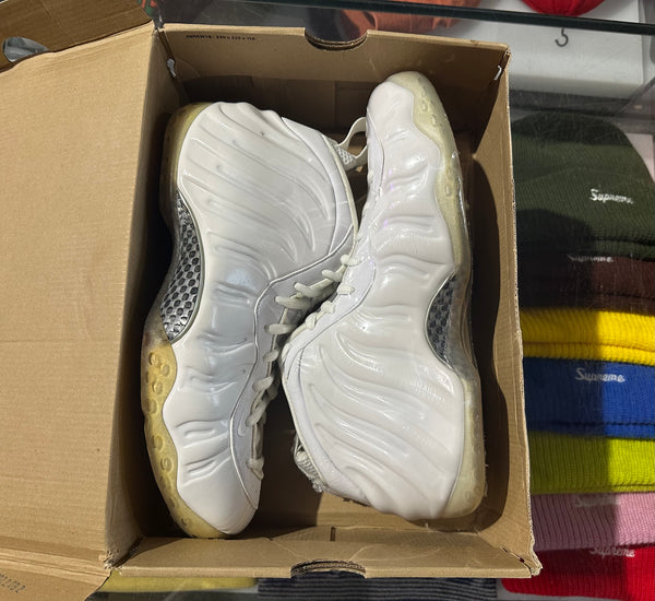 Nike Air Foamposite One - Whiteout Size 10.5