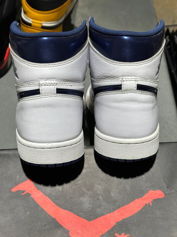 Air Jordan 1 Retro High OG - Metallic Navy 2016 Size 9.5