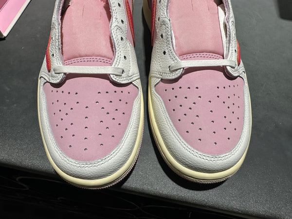 Air Jordan 1 Retro Low OG SP Travis Scott - Tropical Pink Size 10