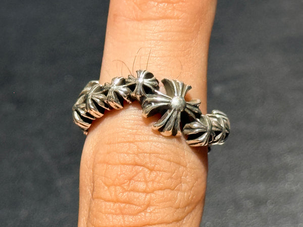 NEW Chrome Hearts Plus Wave Ring Size 8