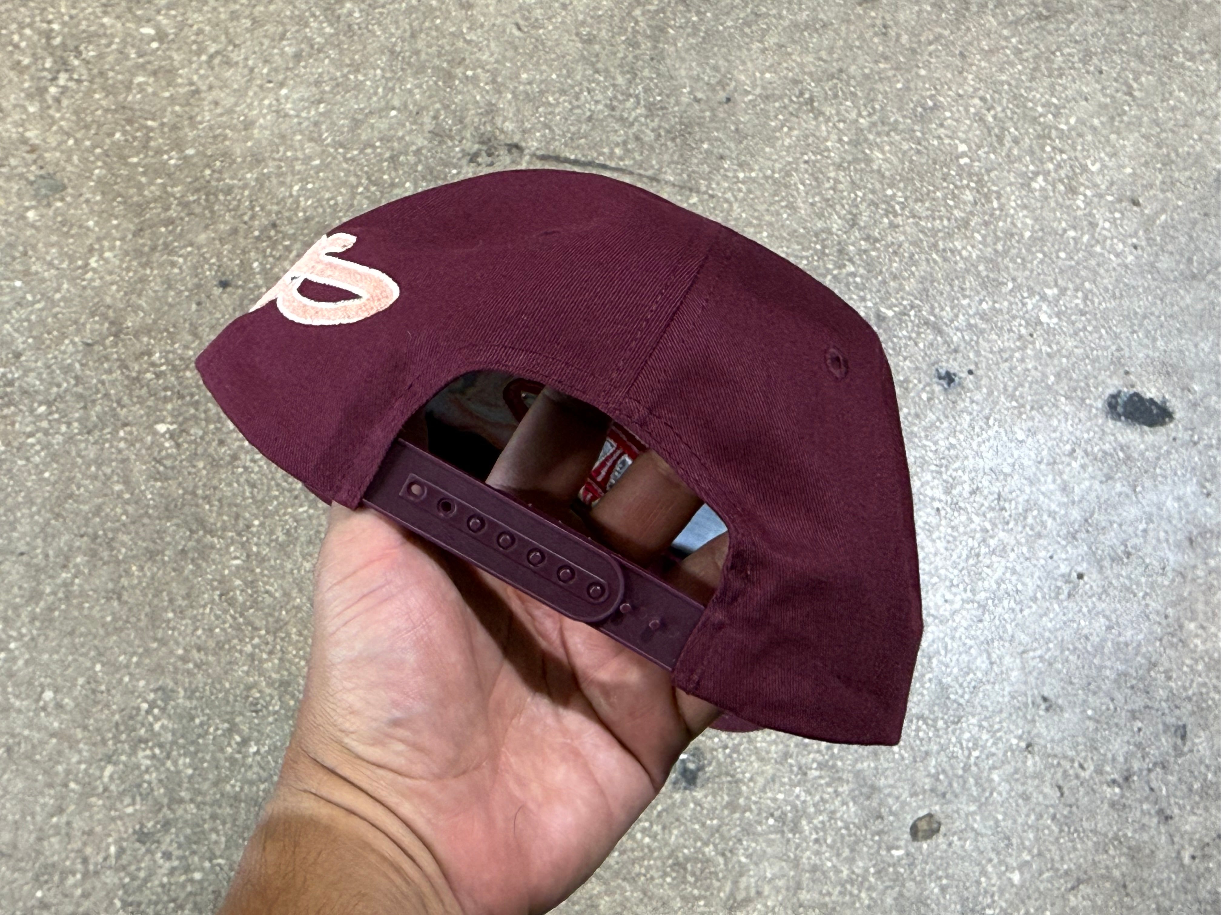 NEW DURAGS 180 Degrees Snapback Hat - Red Wine