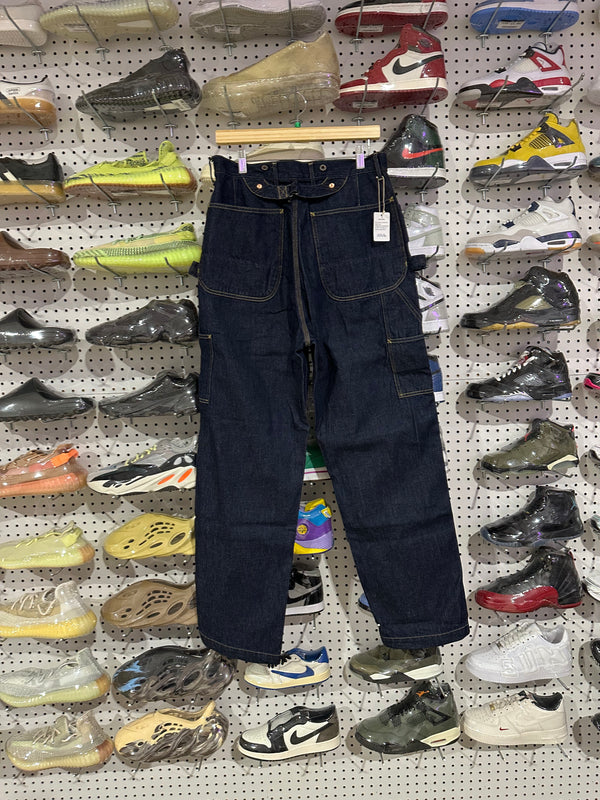 NEW Kapital 11.5oz Denim Jumbo Monkey Pants - Indigo Size 2/Medium