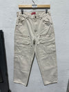 USED Supreme Double Knee Utility Pants - Cream Size 30