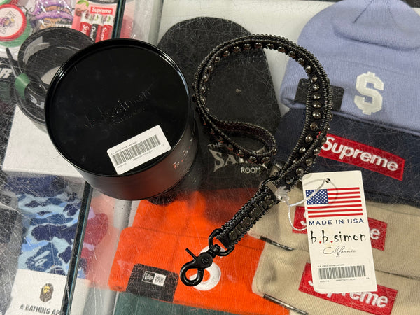 NEW Supreme x BB Simon Denim Lanyard - Black