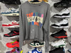 NEW Paly Theater Of Cruelty Cropped LS Tee - Grey Size Small