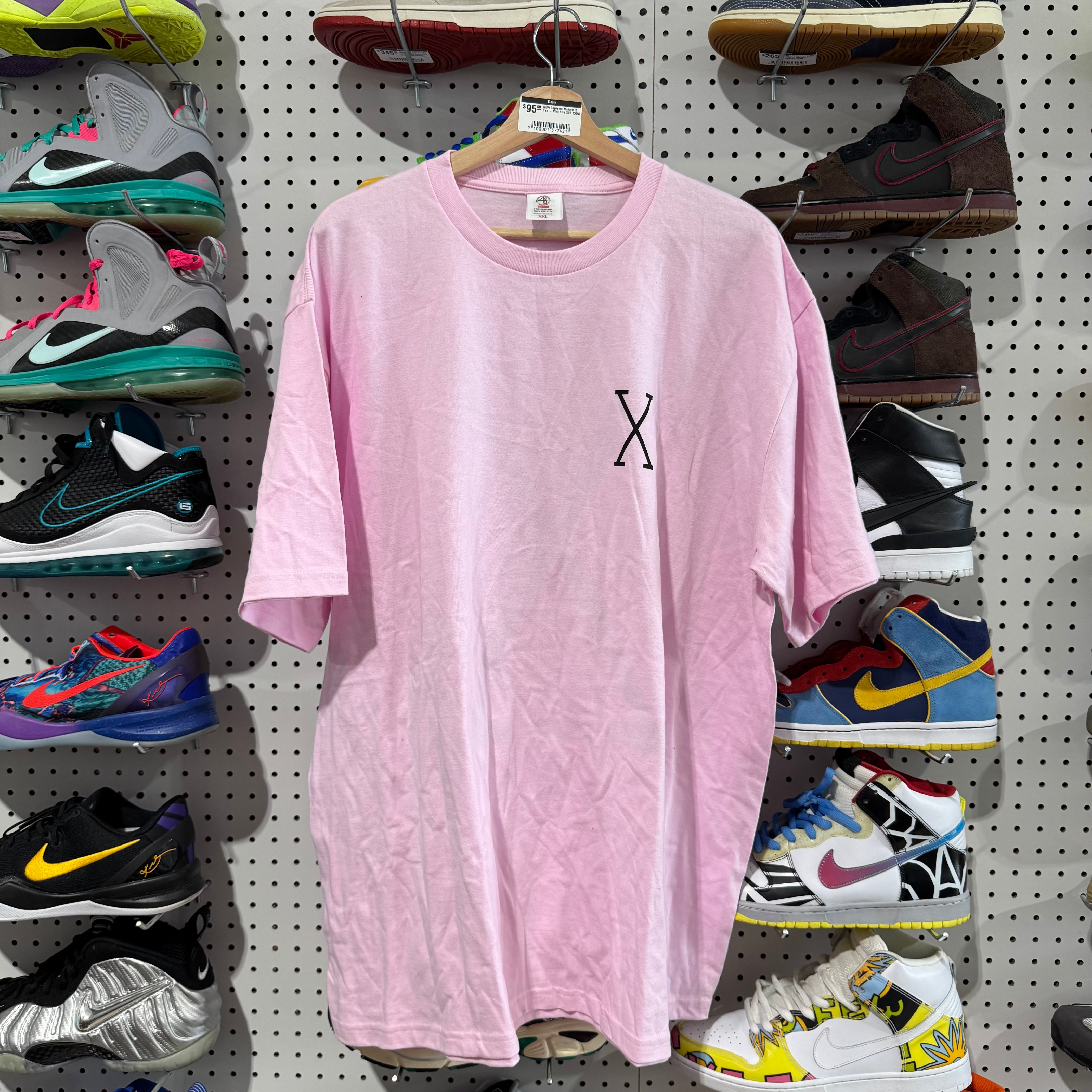 NEW Supreme Malcom X Tee - Pink Size XXL