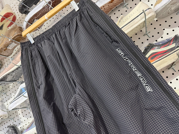 NEW Supreme Ripstop Warm Up Pants - Black Size Medium