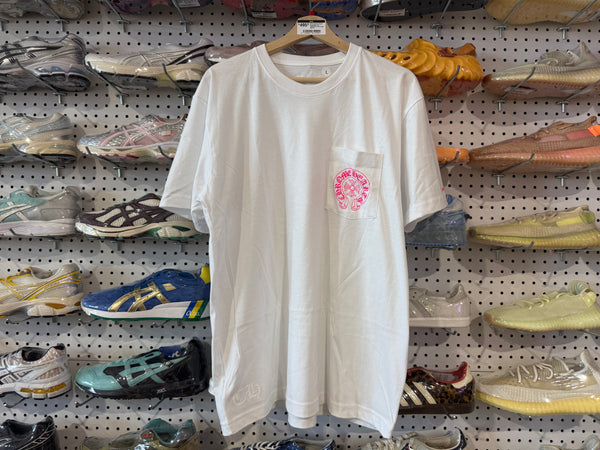 NEW Chrome Hearts Horseshoe Tee - White/Pink Size Large