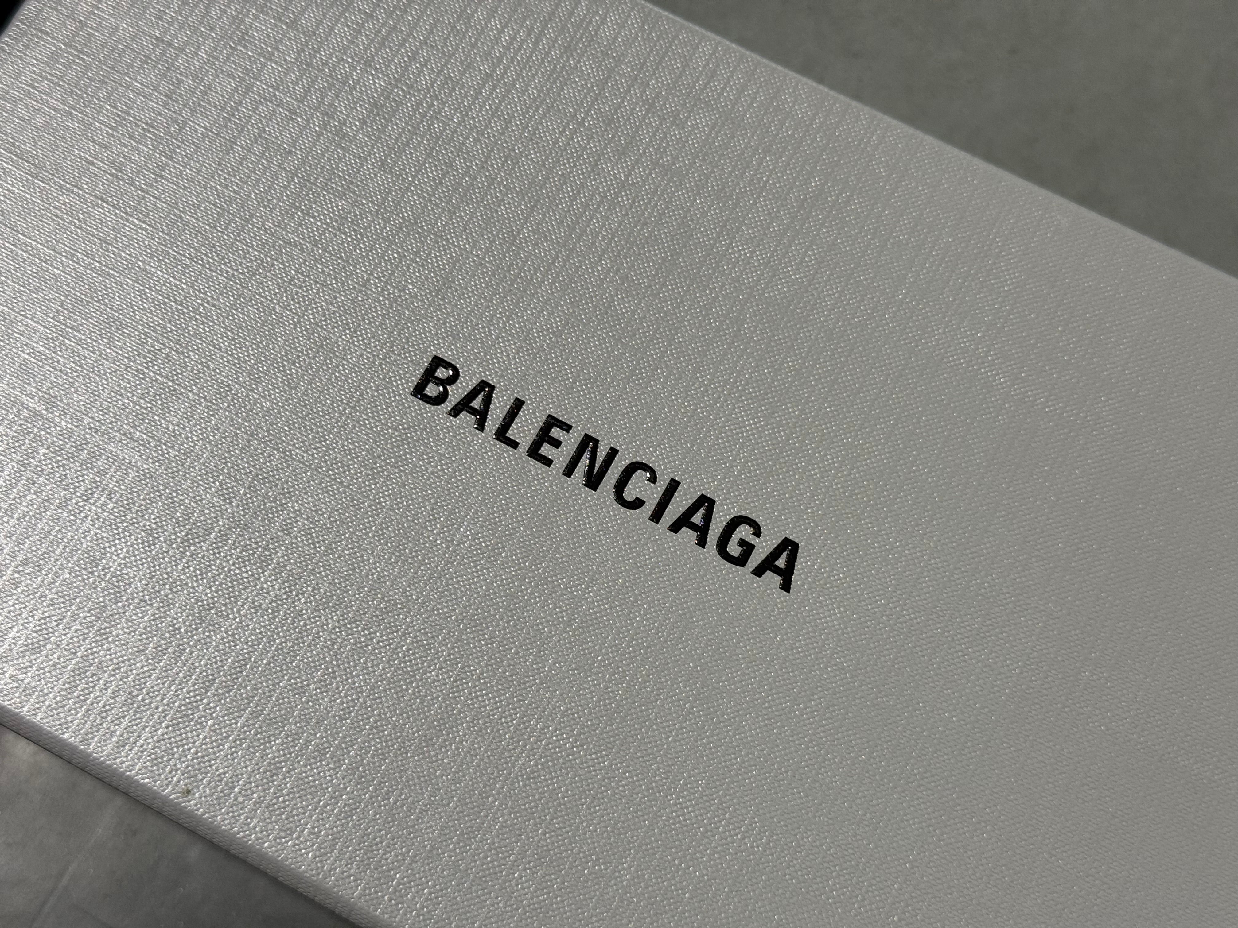 Balenciaga Kids Slides - Grey/Brown Size 33