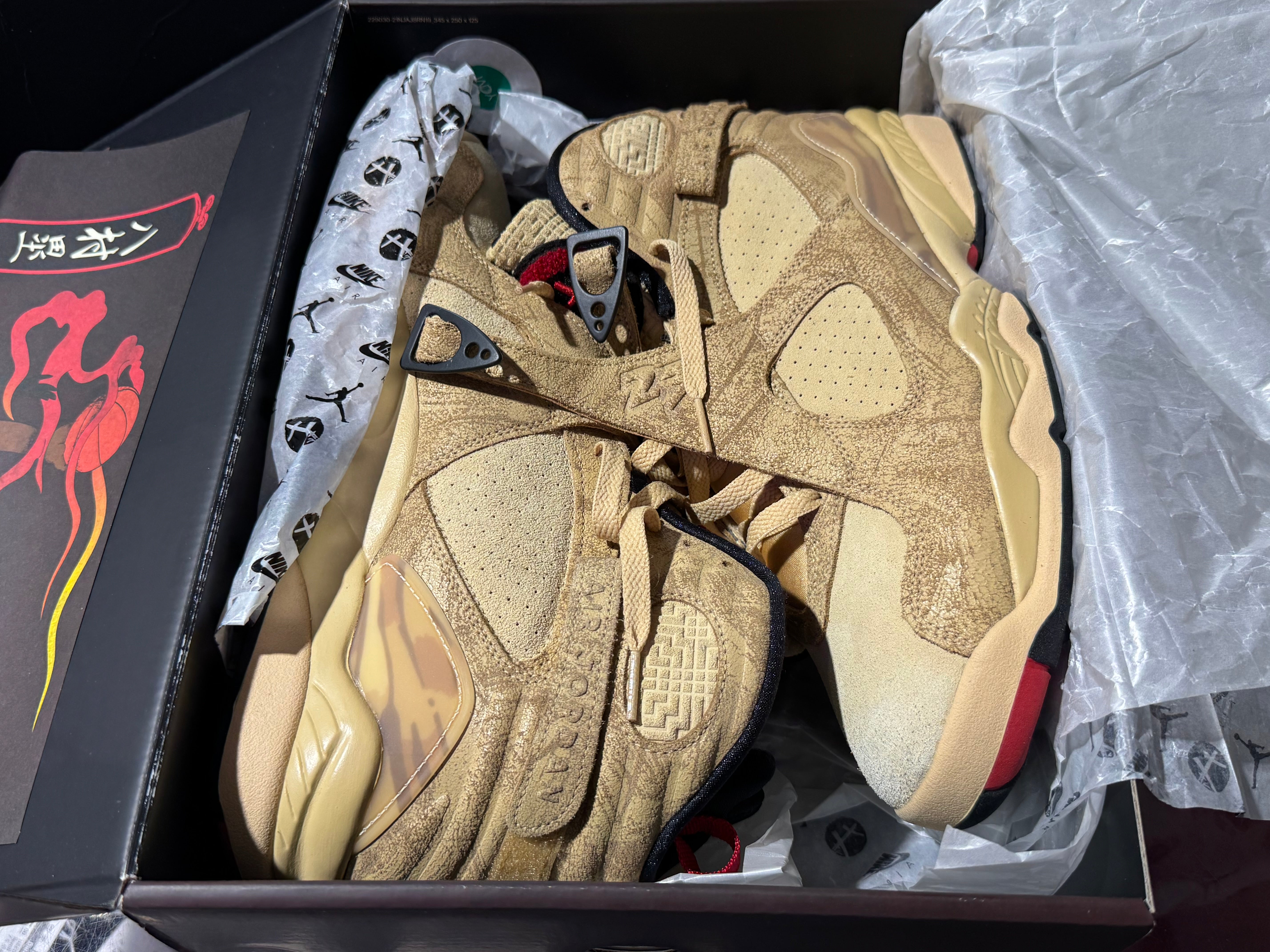 Air Jordan 8 Retro SE - Rui Hachimura Black Samurai Size 11