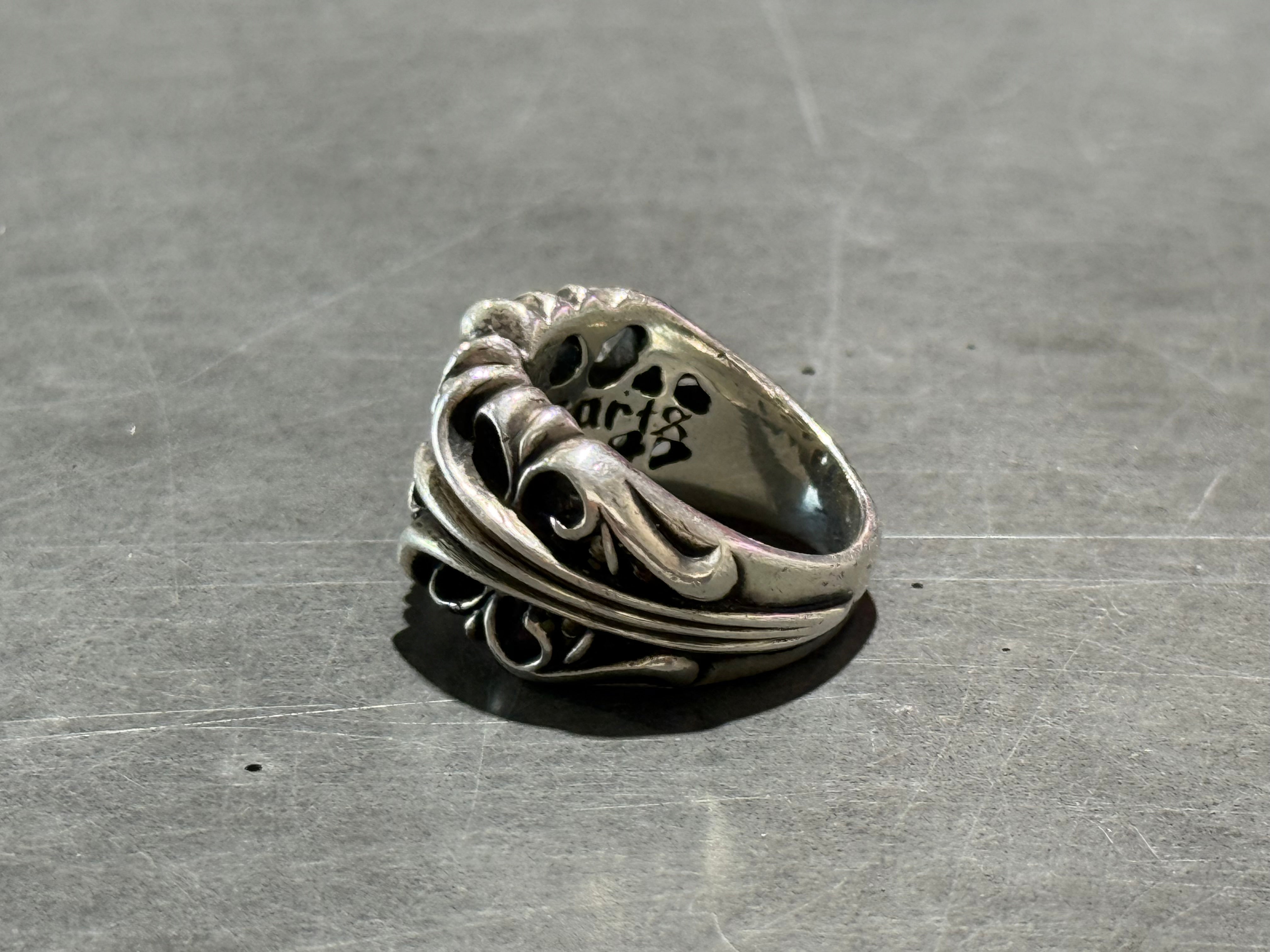 USED Chrome Hearts K&T Ring Size 8