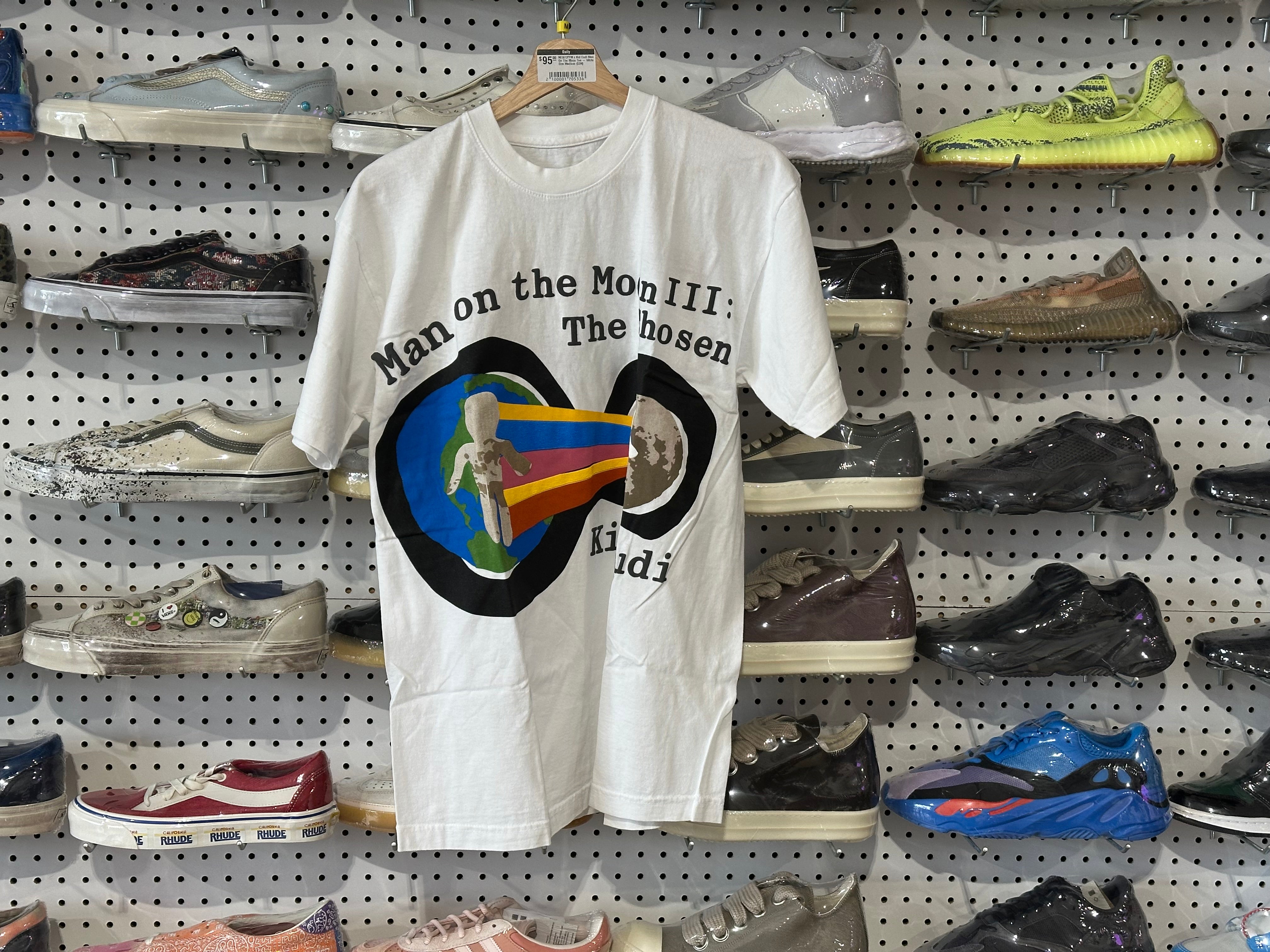 NEW CPFM x Kid Cudi Man On The Moon Tee - White Size Medium
