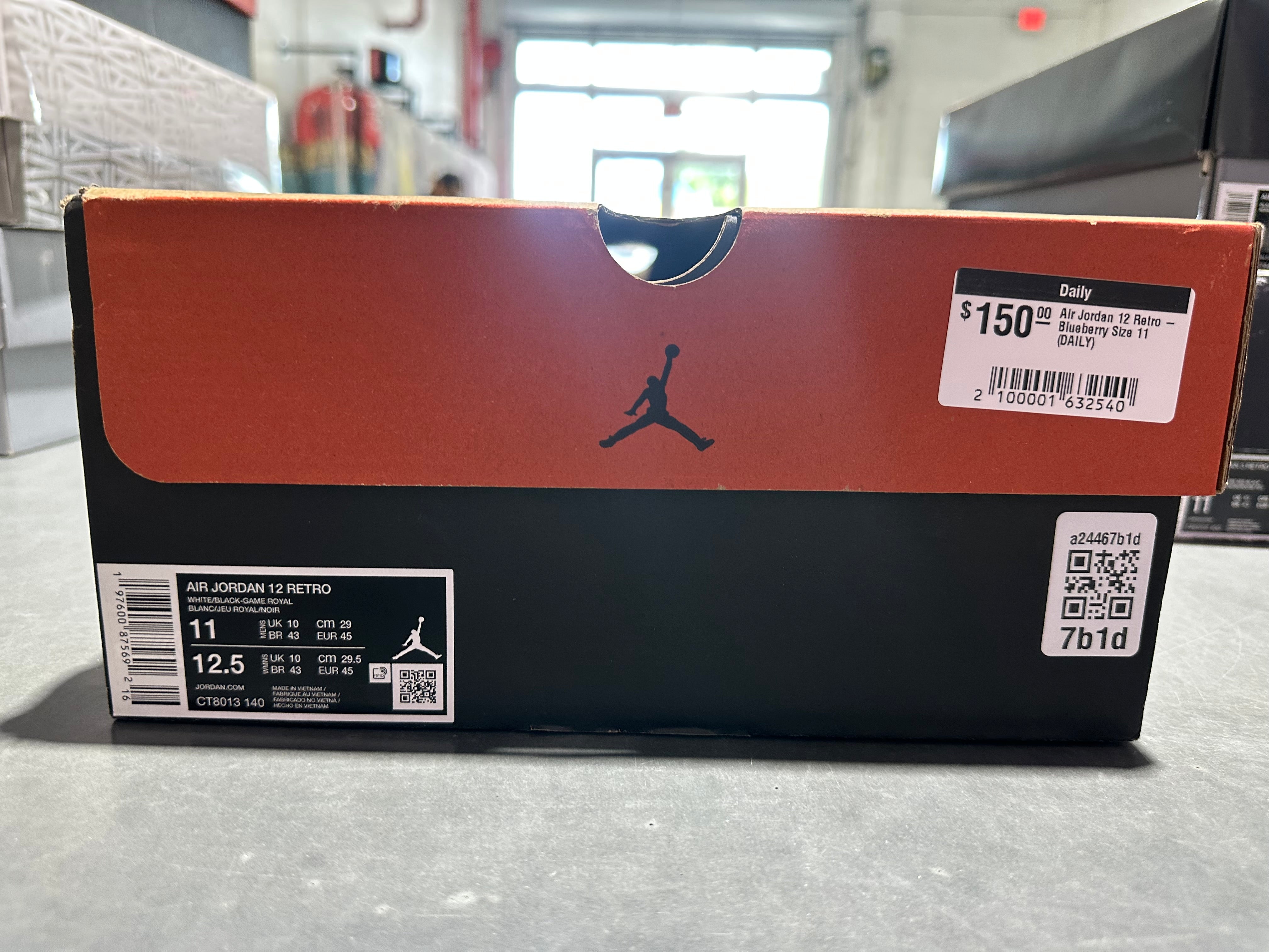 Air Jordan 12 Retro - Blueberry Size 11