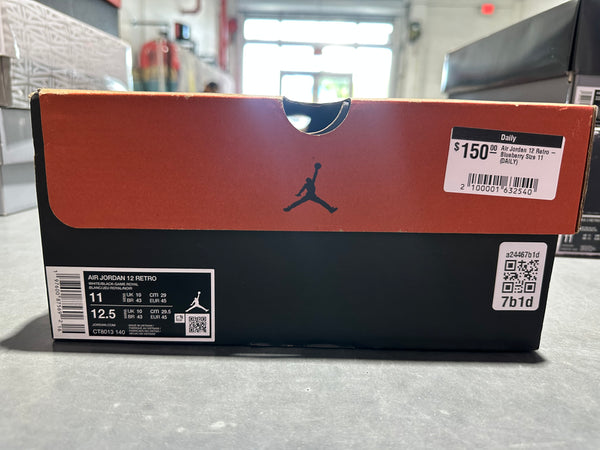 Air Jordan 12 Retro - Blueberry Size 11