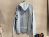 NEW Supreme x Jordan Brand Zip Up Hoodie - Blue Size XL