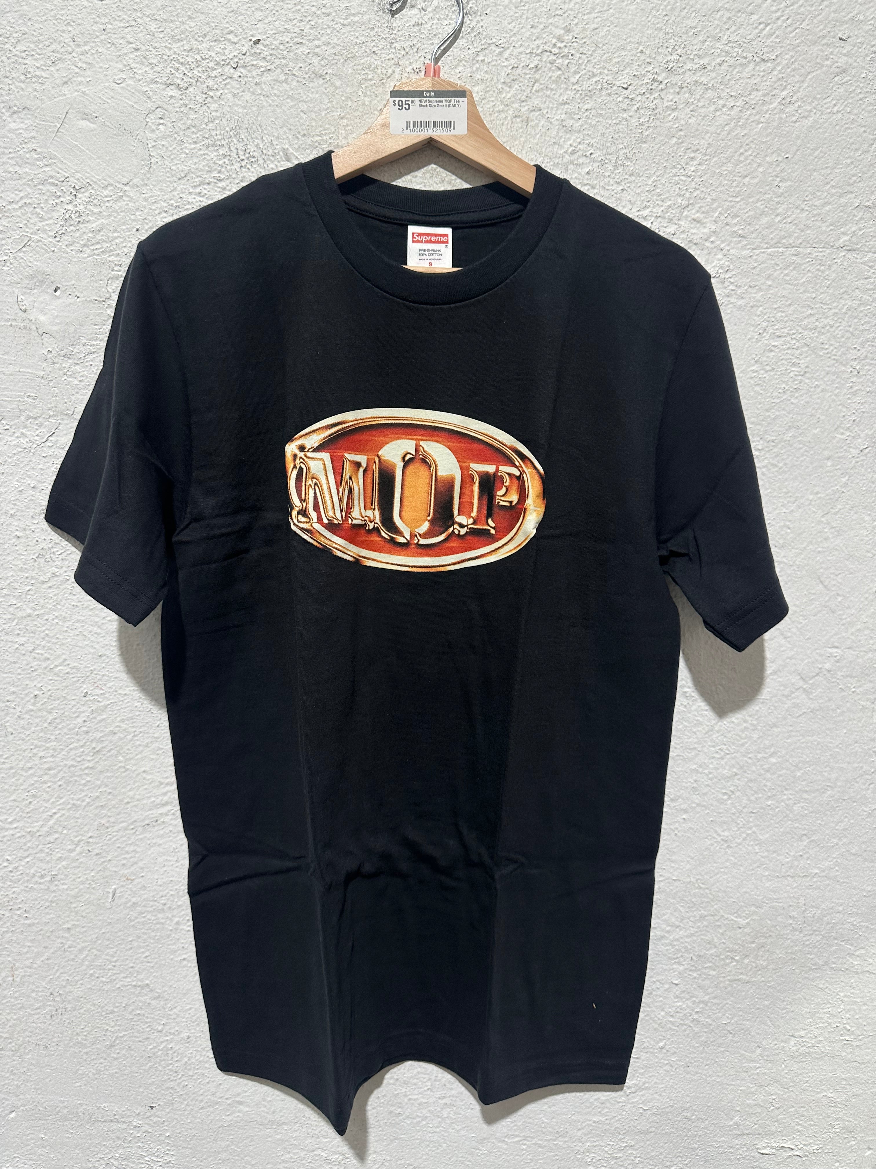 NEW Supreme MOP Tee - Black Size Small