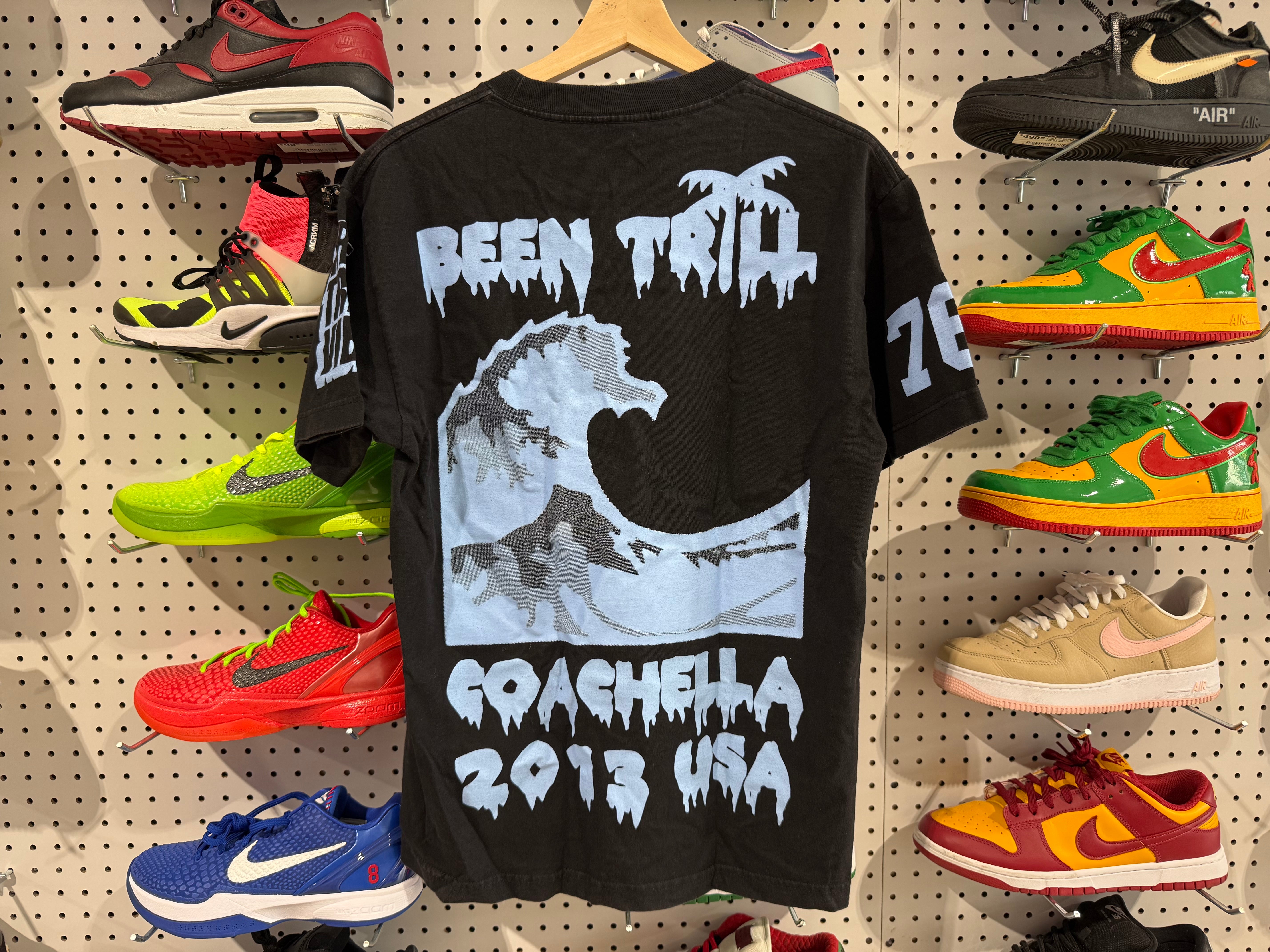 USED 2013 BEEN TRILL Coachella Tee - Black Size Medium