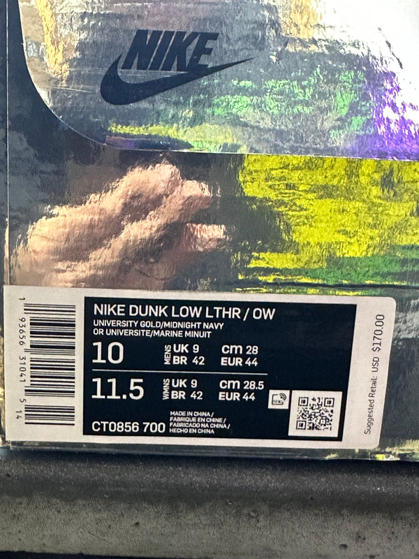 Nike Dunk Low THR / OW - Michigan Size 10