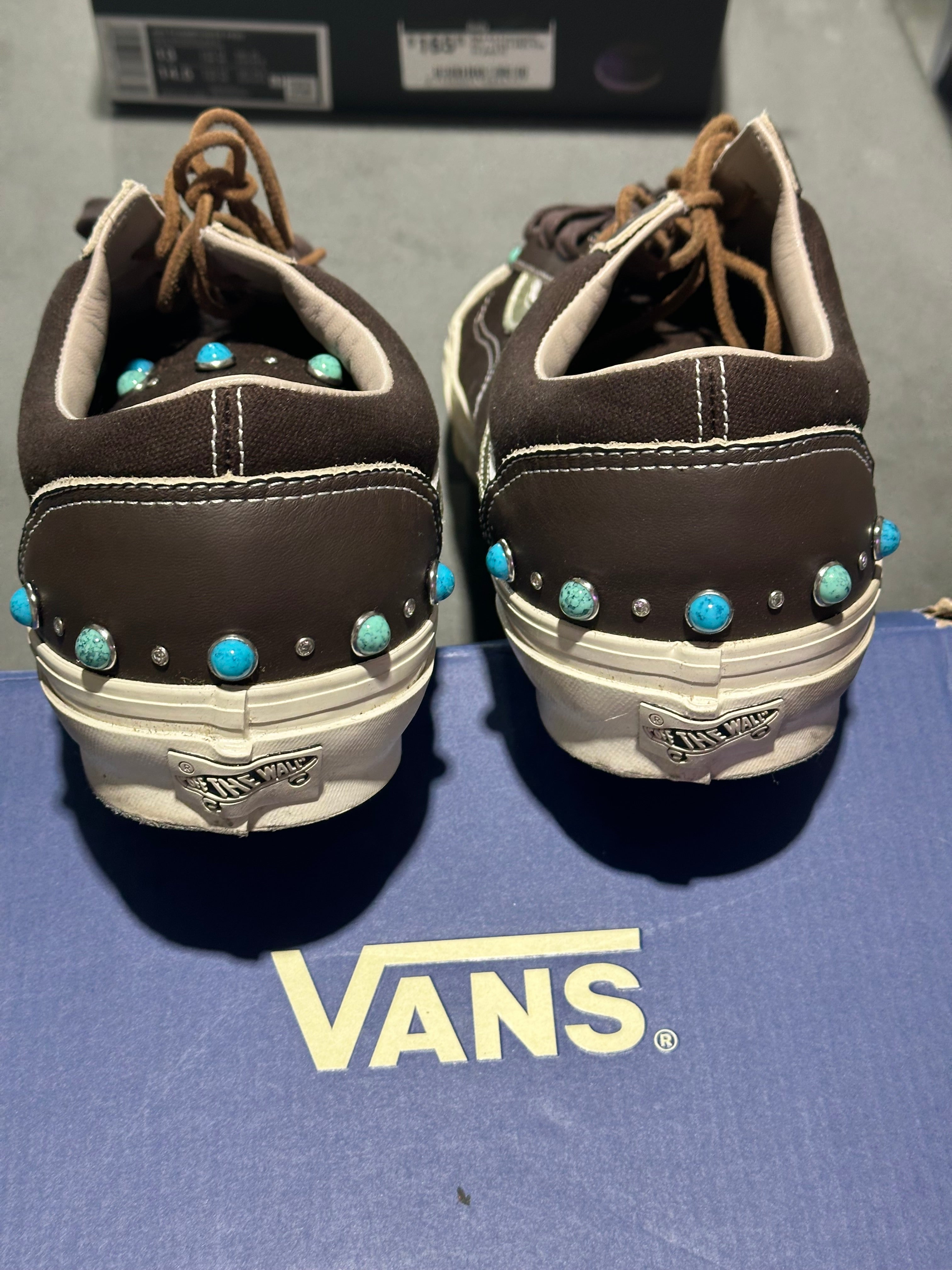 Vans Premium Old Skool Gemstone - Brown Mushroom Size 13