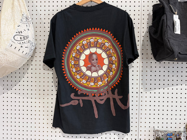 USED Travis Scott Kaws Tee - Black Size Medium