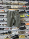 USED Distressed Carhartt Shorts - Olive Size 36