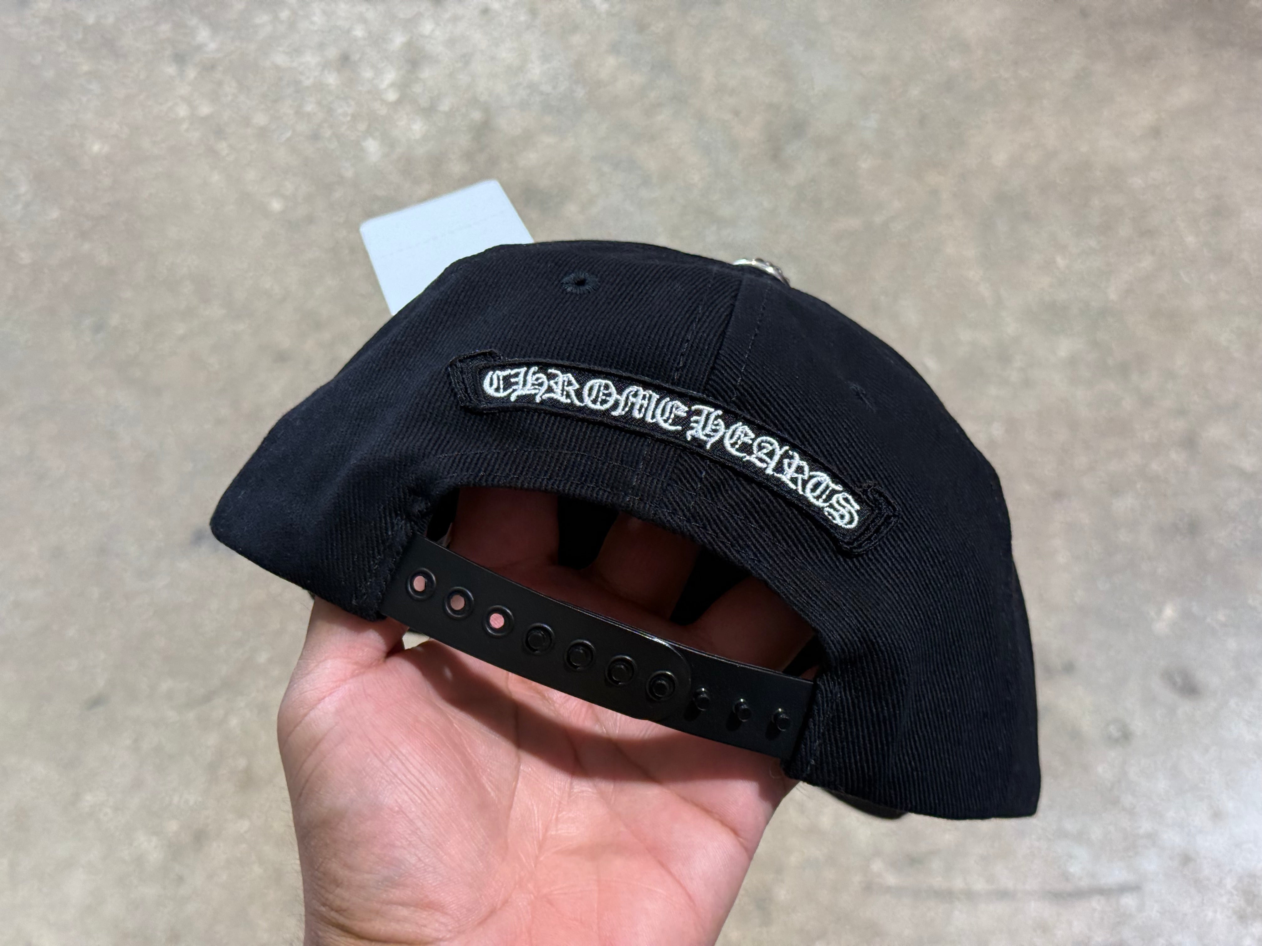 NEW Chrome Hearts Dagger Denim Baseball Hat - Black