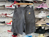 USED Distressed Carhartt Carpenter Shorts - Grey Size 31x11