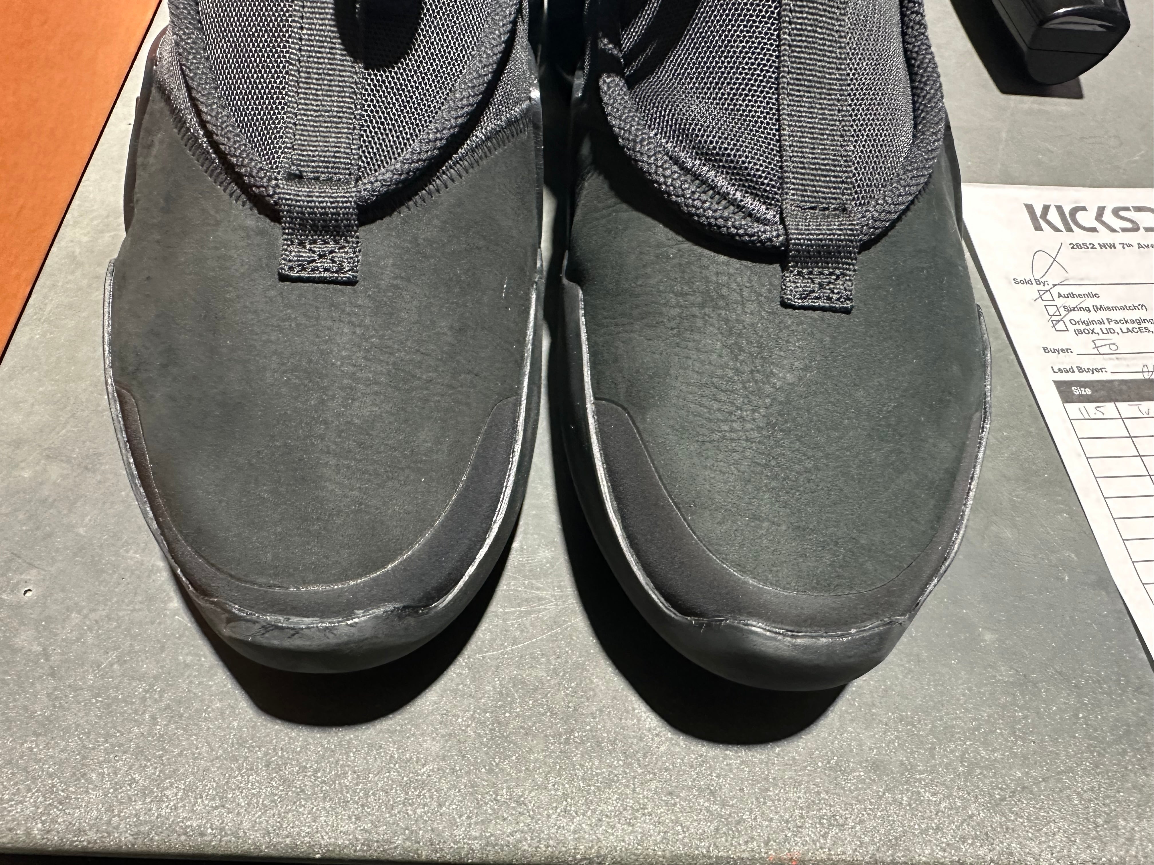 Nike Air Fear Of God 1 - Triple Black Size 11.5