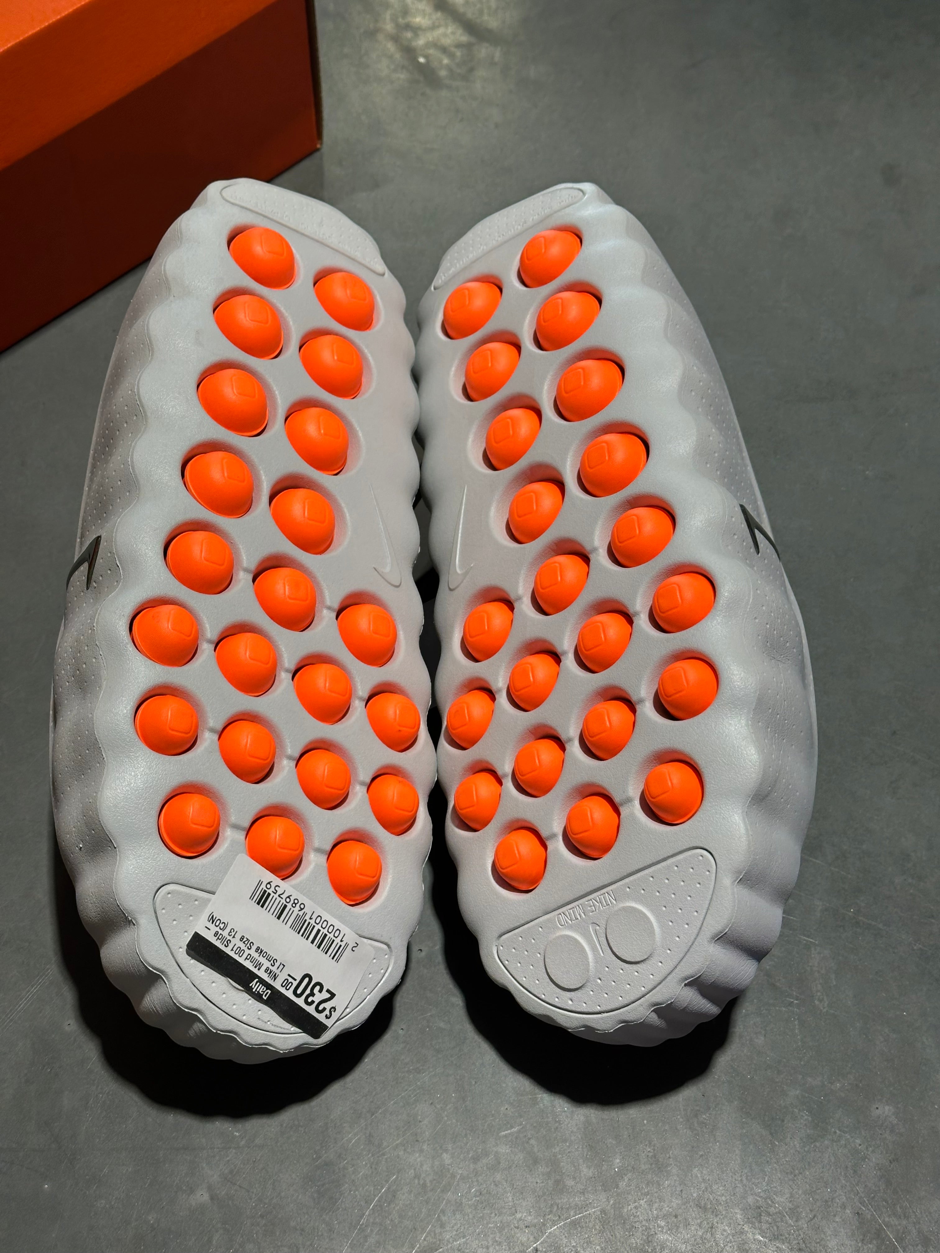 Nike Mind 001 Slide - Lt Smoke Size 13