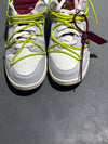 Nike Dunk Low / Off White - Lot 8 Size 8.5