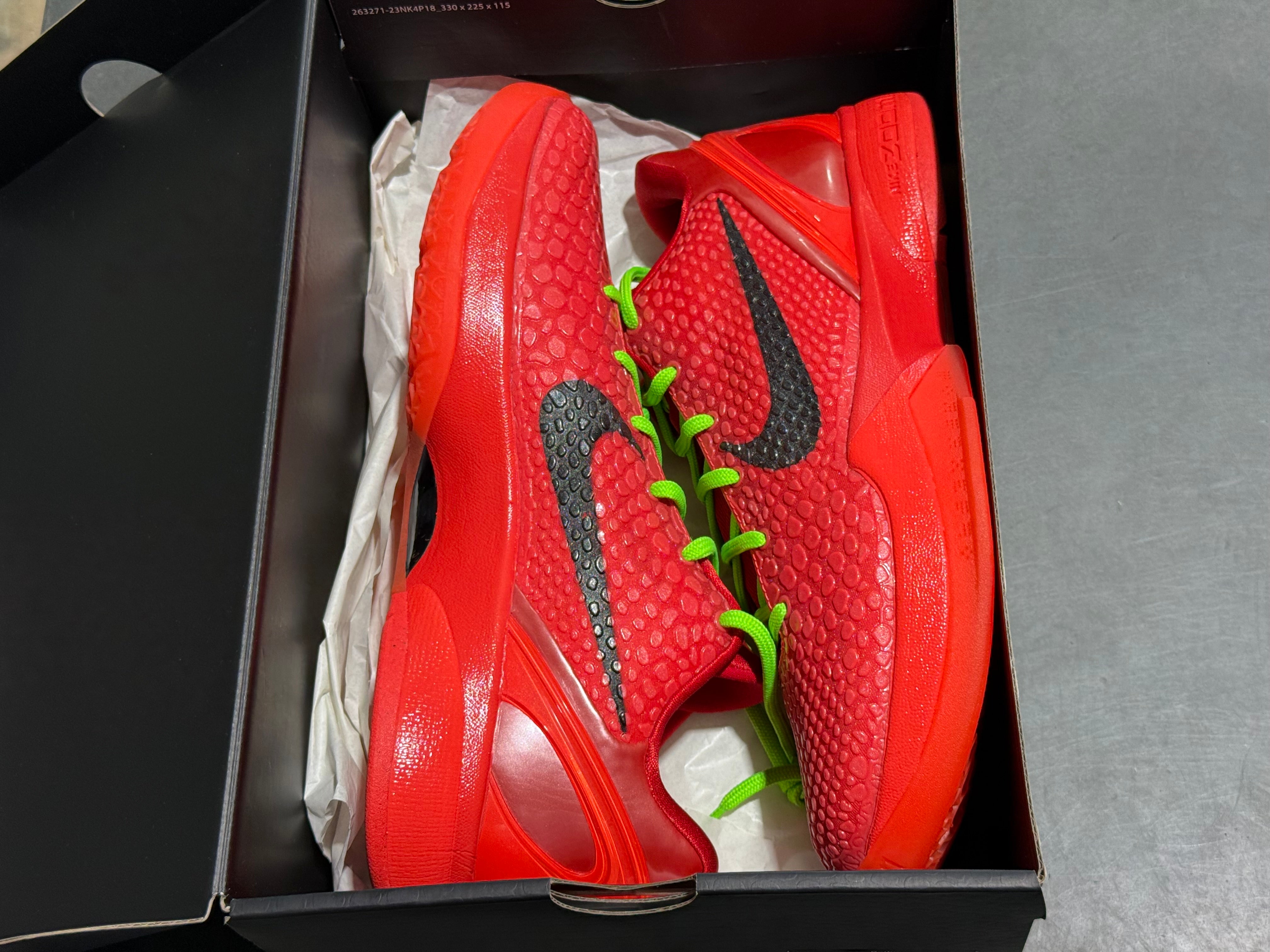 Nike Kobe 6 Protro - Reverse Grinch Size 10