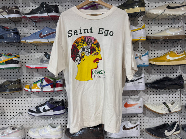 NEW Saint Michael Brain Tee - White Size XXL
