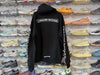 NEW Chrome Hearts Scroll Zip Up Hoodie - Black Size XL