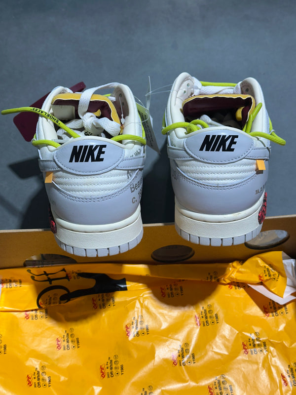 Nike Dunk Low / Off White - Lot 8 Size 8.5