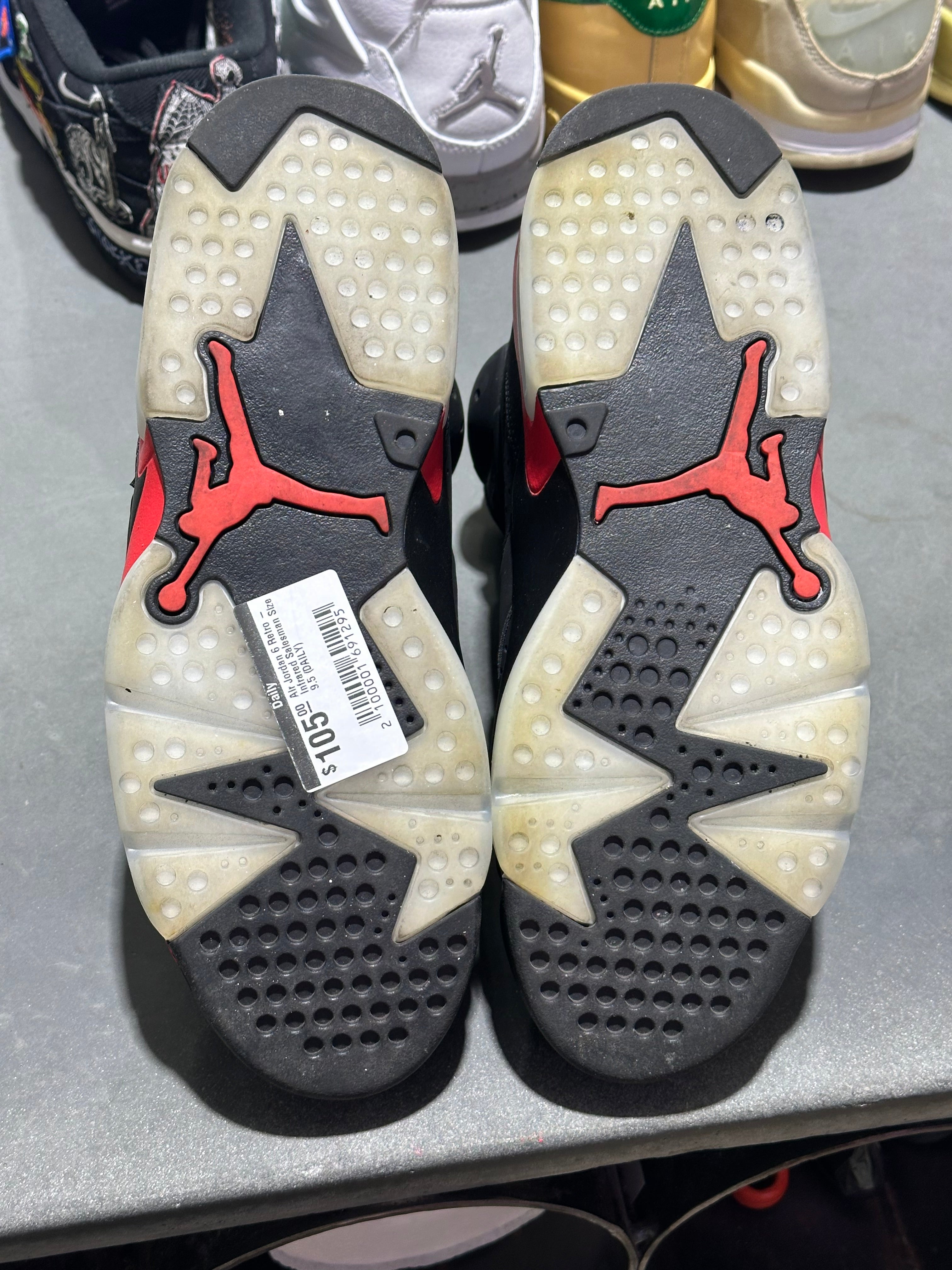 Air Jordan 6 Retro - Infrared Salesman Size 9.5