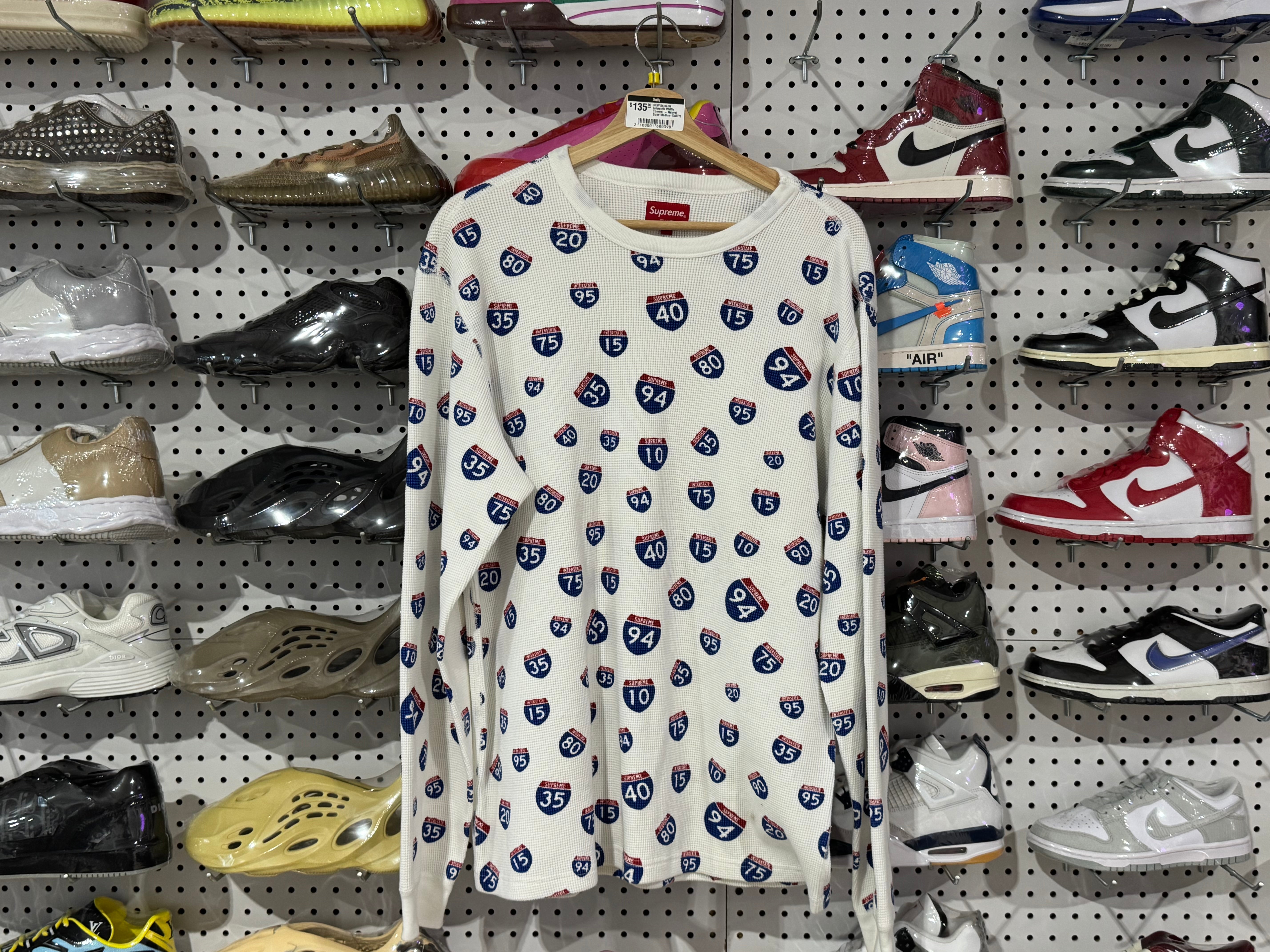 NEW Supreme Interstate Waffle Thermal - Natural Sized Medium
