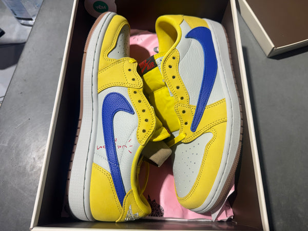 Air Jordan 1 Retro Low OG SP - Travis Scott Canary Size 10.5W/9M