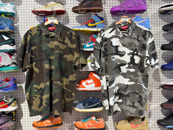 NEW Supreme SS25 Washed Camo Polo