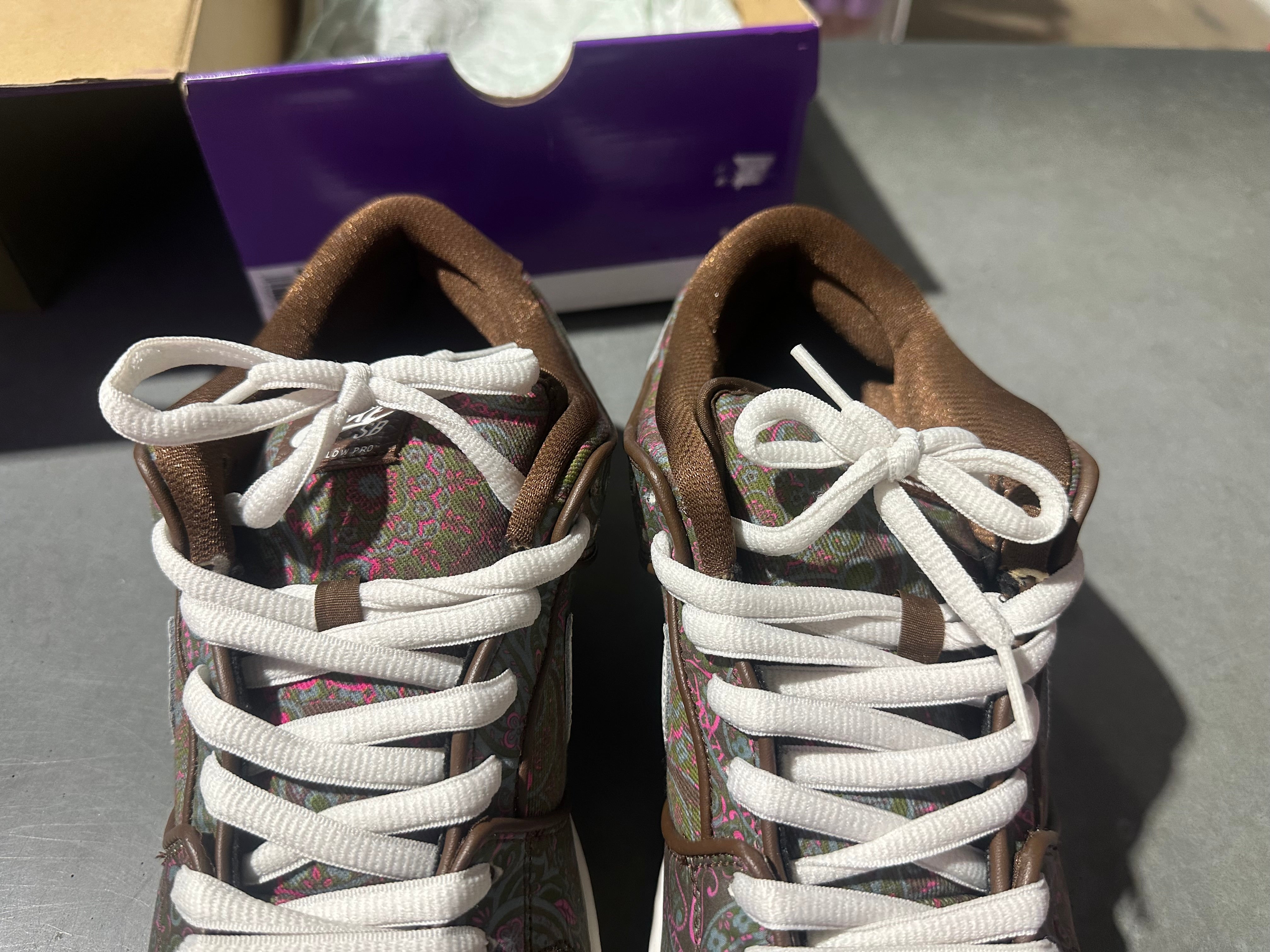 Nike SB Dunk Low Pro - Paisley Brown Size 13