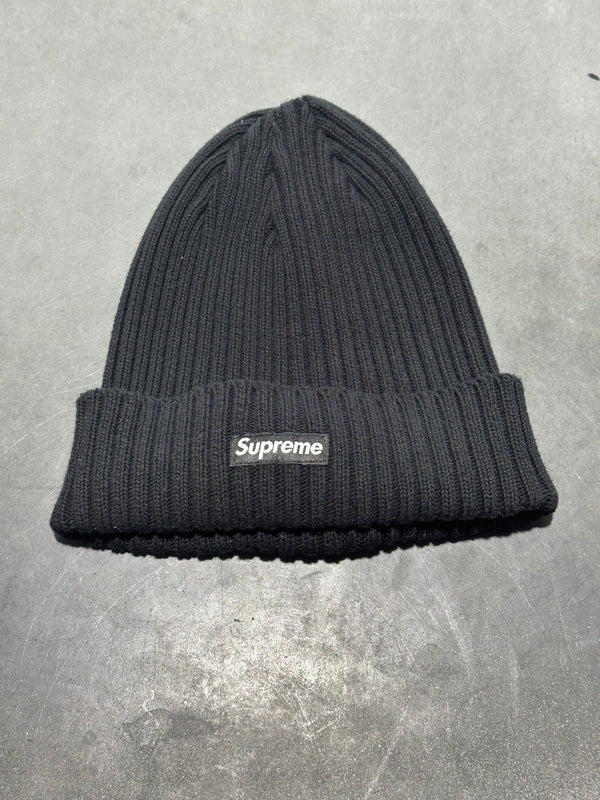 NEW Supreme SS26 Overdyed Beanie - Black