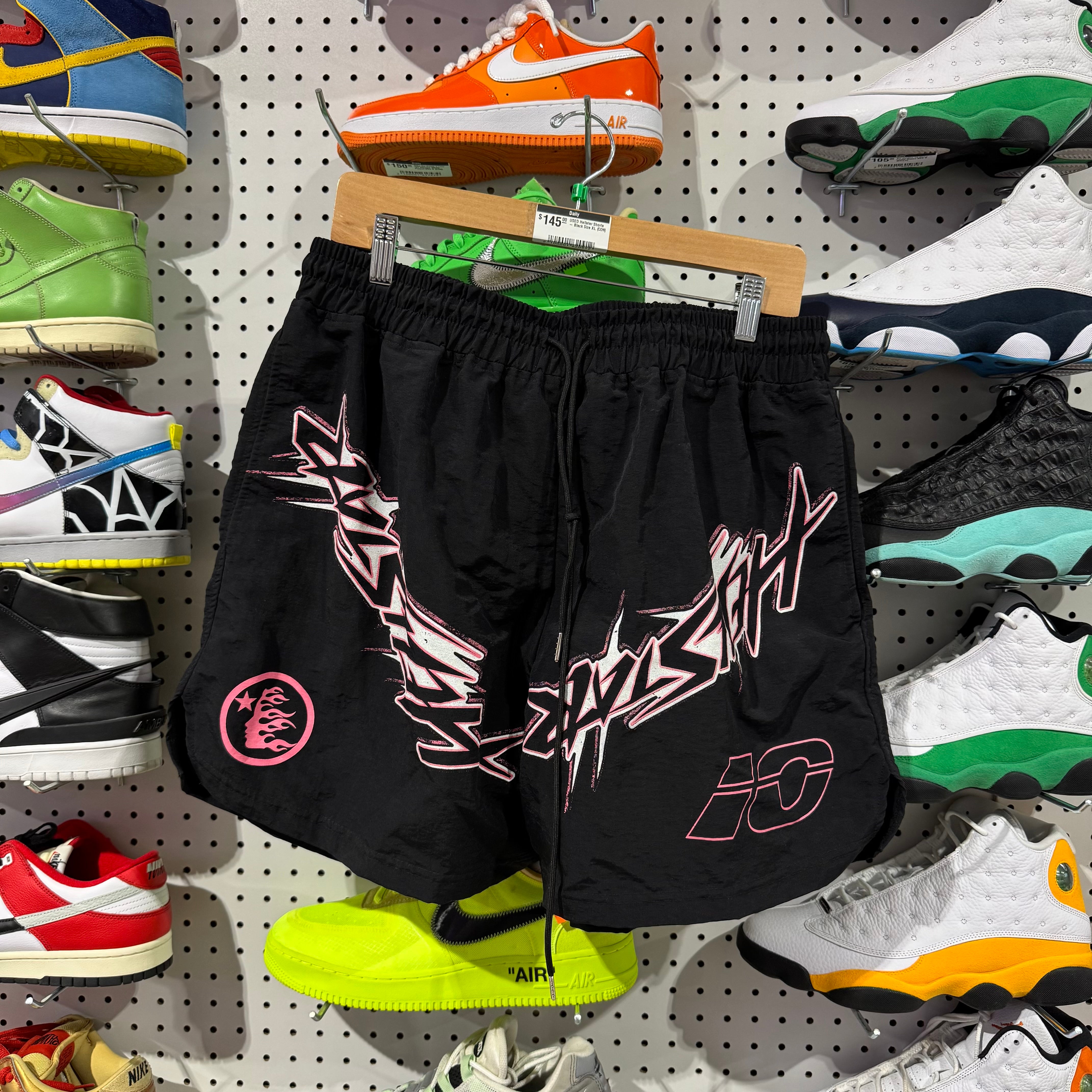 USED Hellstar Shorts - Black Size XL