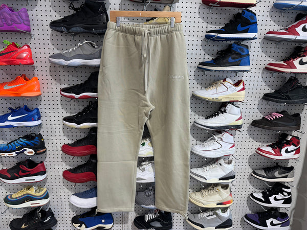 NEW Fear Of God FOG Essentials Sweatpants - Abbey Stone Size Large
