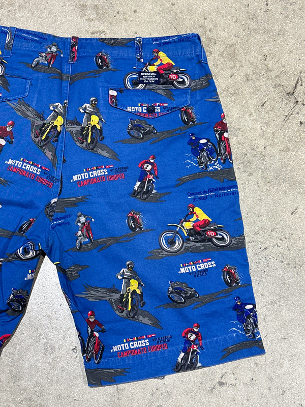 Supreme Motocross Shorts - Blue Size 34