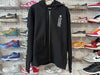 NEW Chrome Hearts Vertical Logo Zip Up Hoodie - Black Size Medium