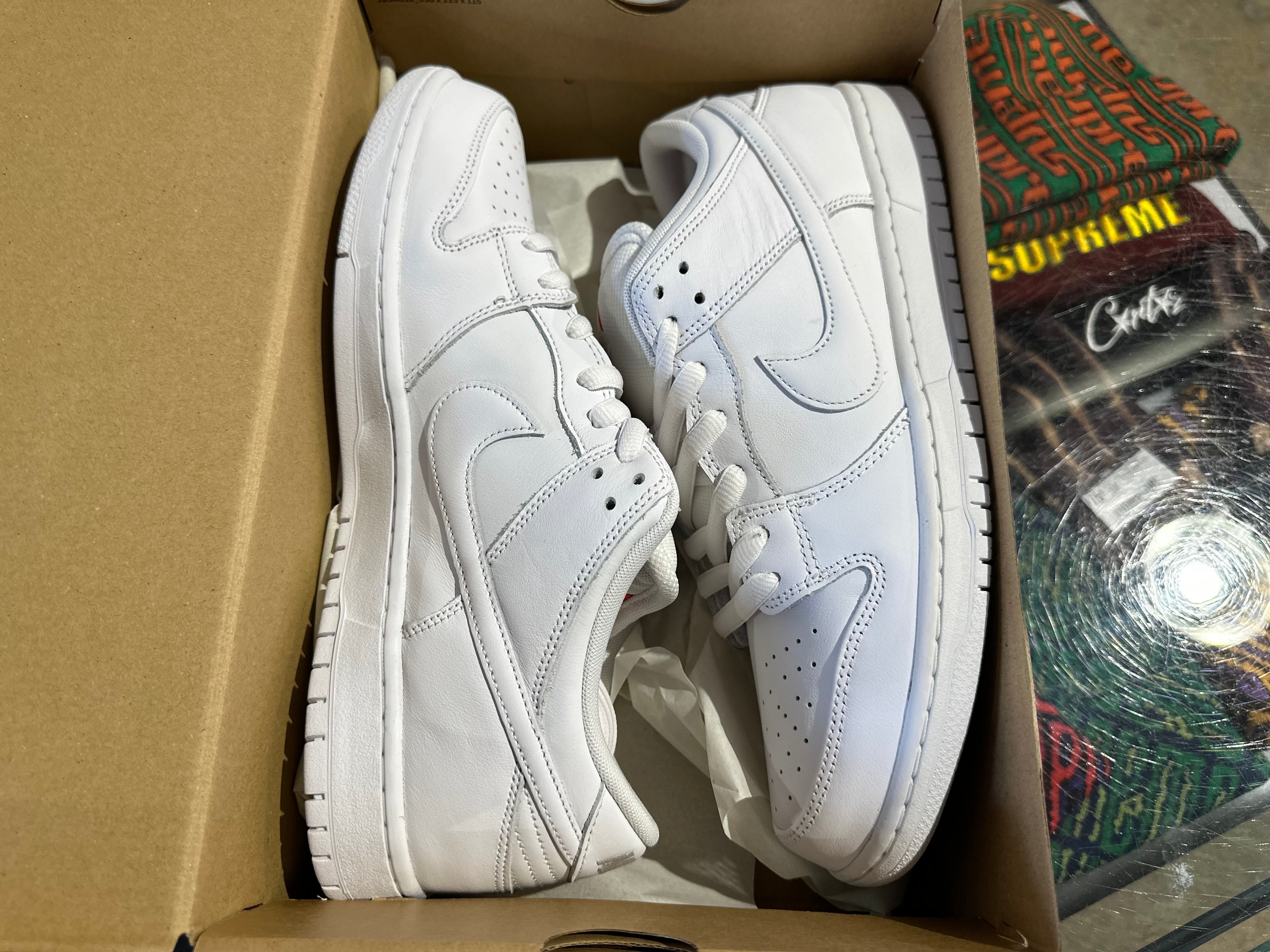 Nike SB Dunk Low Pro - White Size 11.5