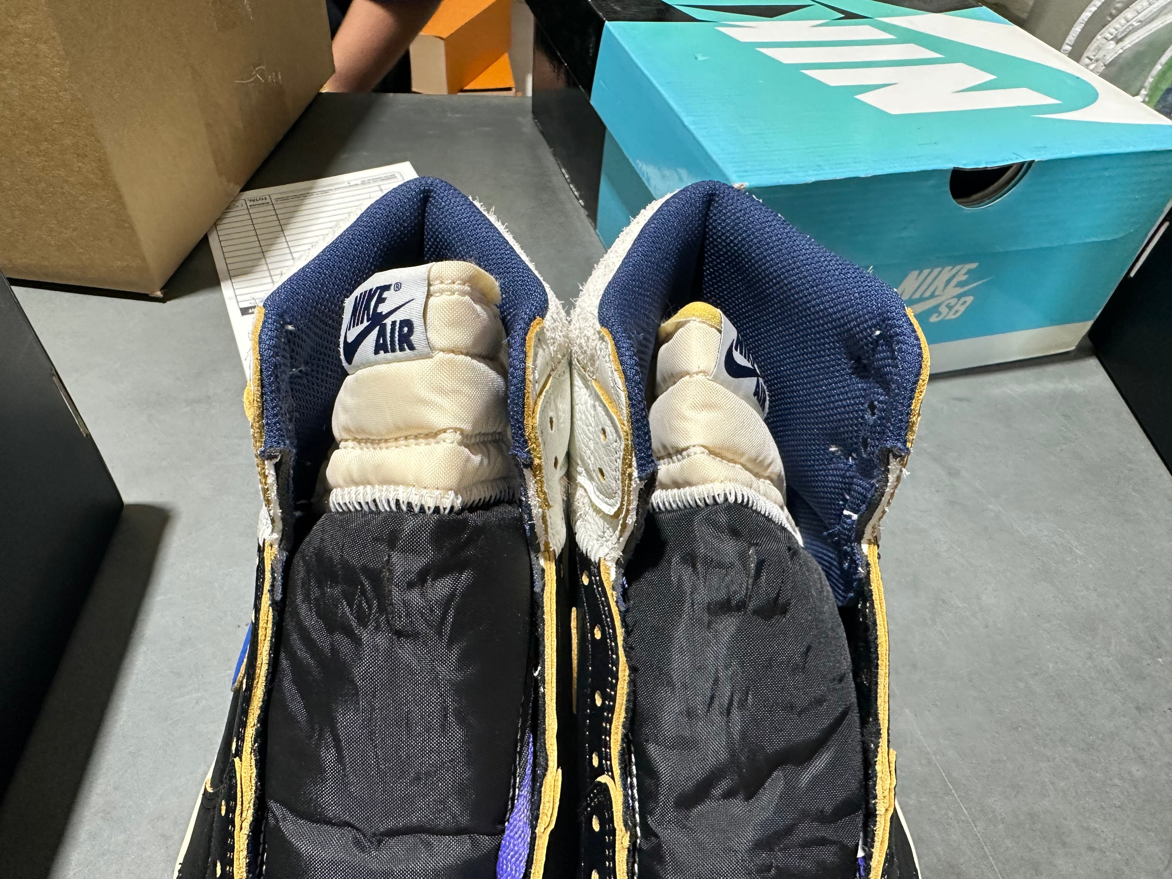 Air Jordan 1 Retro High OG SP - Fragment x Union LA Sport Royal Size 8