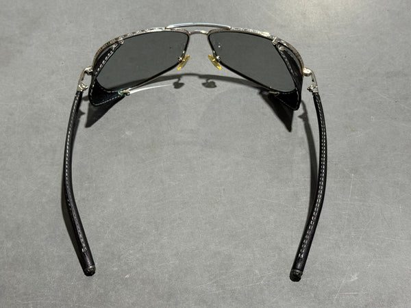 USED Chrome Hearts CHUTE Aviator Sunglasses