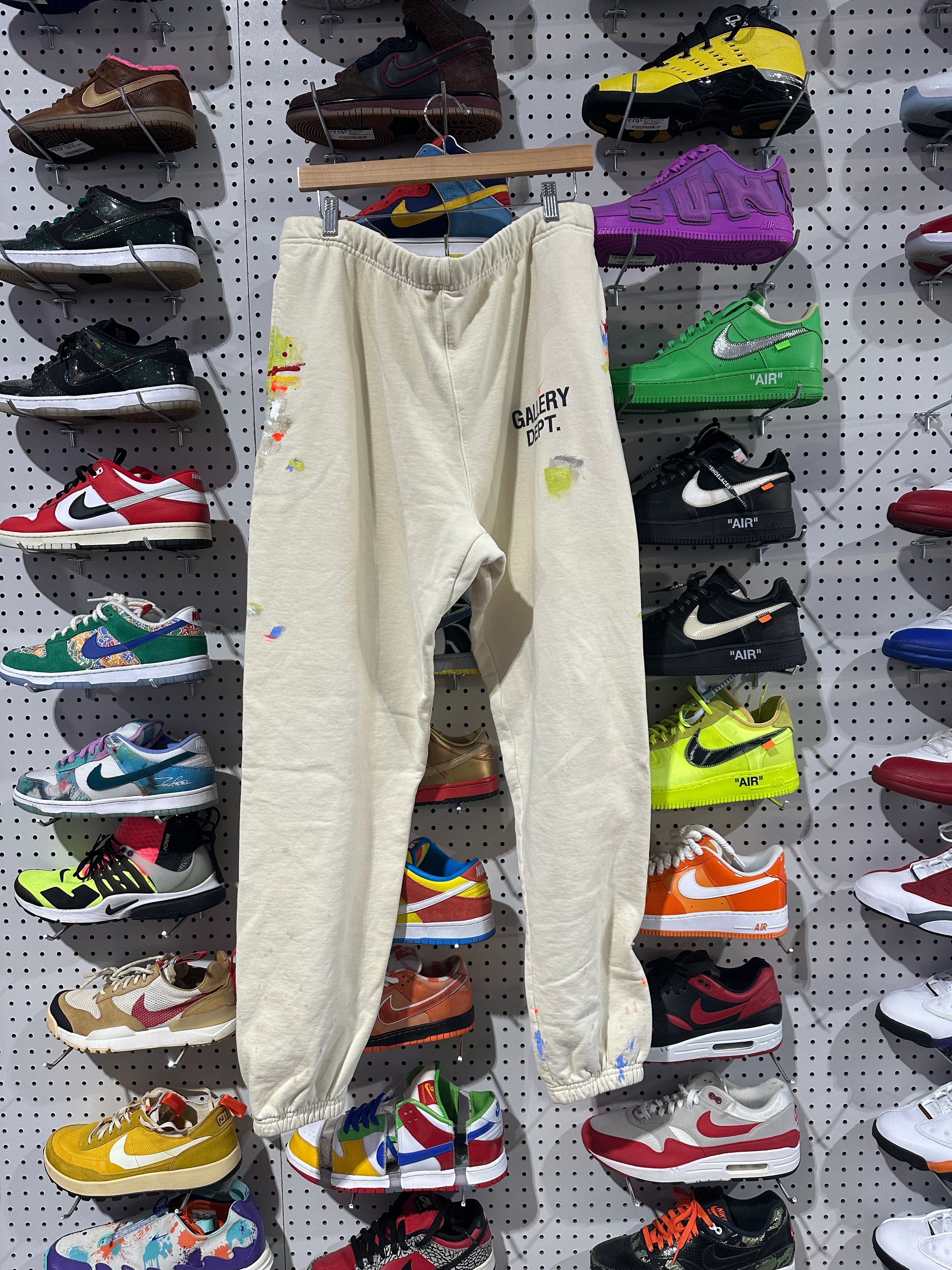 USED Gallery Dept Paint Sweats - Cream XL
